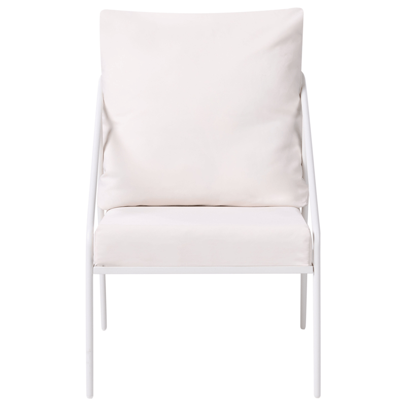 Sofagruppe utendørs med bord 4-seter Ustica - Hvit/Svart - Hage - Utemiljø - Veranda & terrasse - Verandamøbler