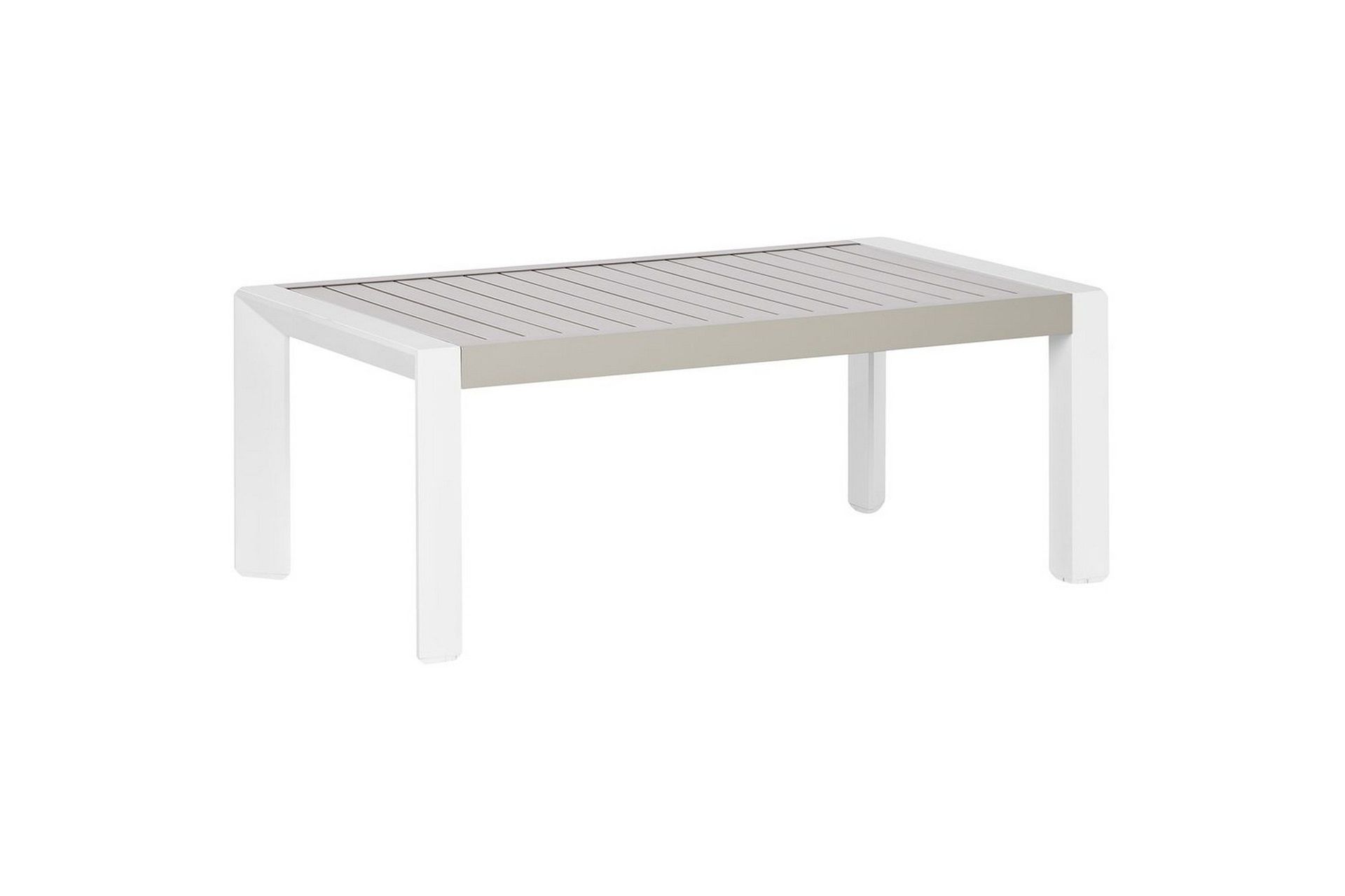 Soffbord Beige, Vit -