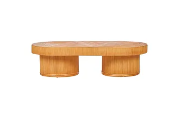Soffbord Beliani Airole Light wood - Hagemøbler - Balkong - Balkongmøbler - Balkongbord