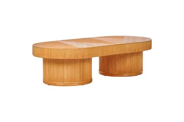 Soffbord Beliani Airole Light wood - Hagemøbler - Balkong - Balkongmøbler - Balkongbord