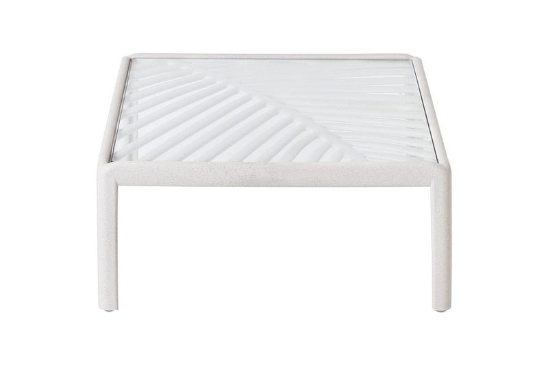 Soffbord Beliani Ferretti Beige - Hagemøbler - Balkong - Balkongmøbler - Balkongbord