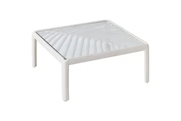 Soffbord Beliani Ferretti Beige - Hagemøbler - Balkong - Balkongmøbler - Balkongbord