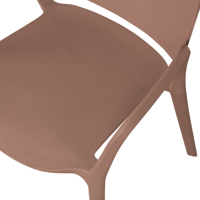 Spisestol Bent utendørs - Lakserosa - Hagemøbler - Balkong - Balkongmøbler - Balkongstoler