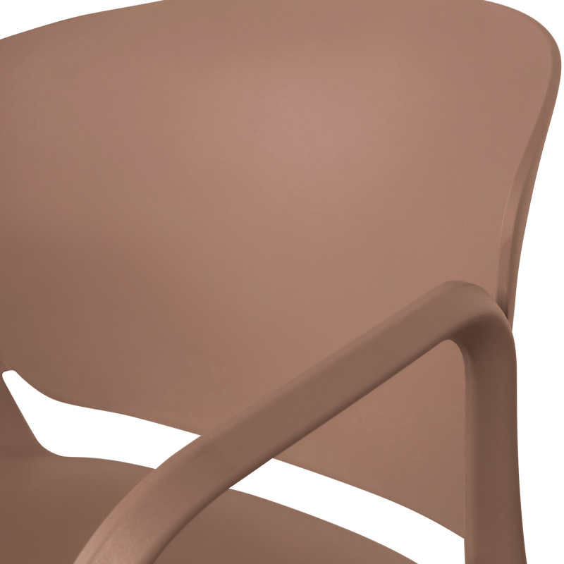 Spisestol Bent utendørs - Lakserosa - Hagemøbler - Balkong - Balkongmøbler - Balkongstoler