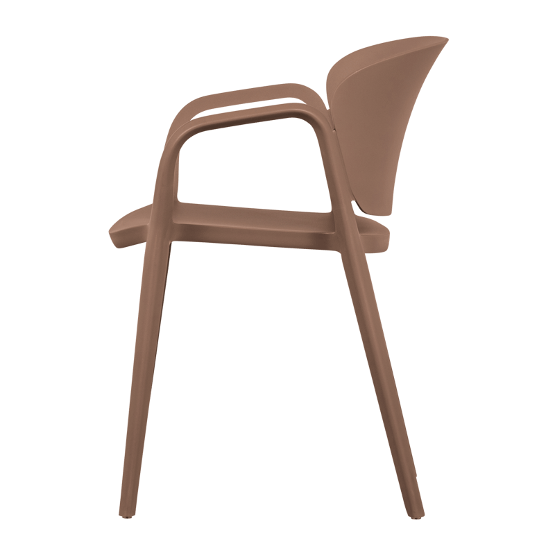 Spisestol Bent utendørs - Lakserosa - Hagemøbler - Balkong - Balkongmøbler - Balkongstoler