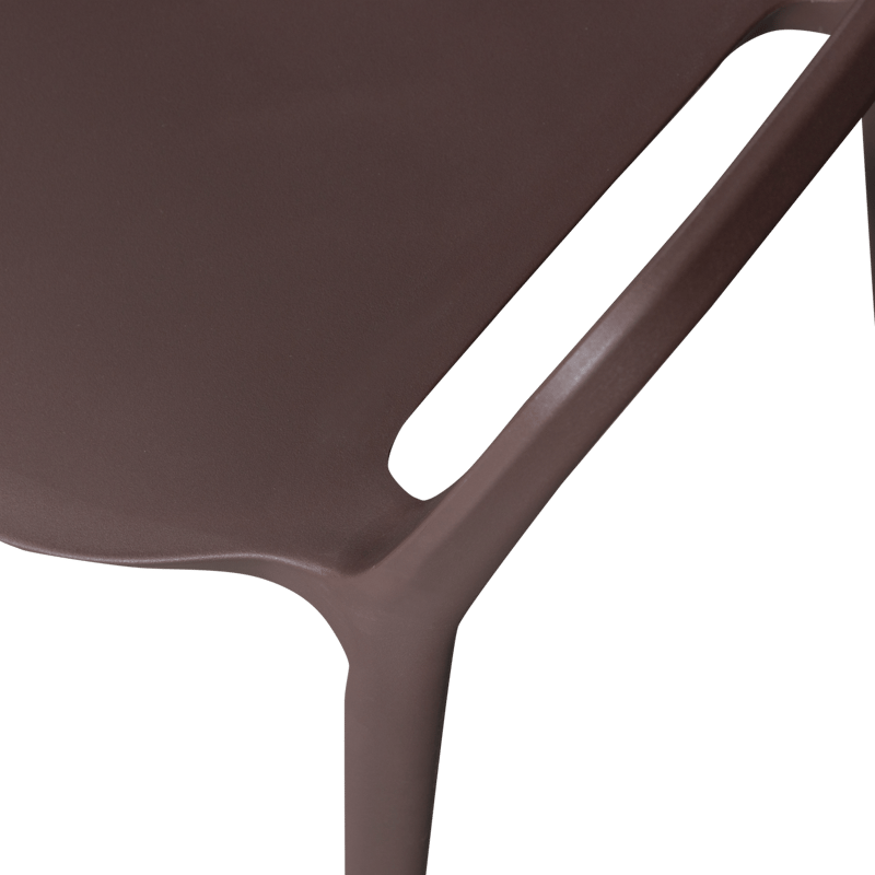 Spisestol Bent utendørs - Lilla/Brun - Hagemøbler - Balkong - Balkongmøbler - Balkongstoler