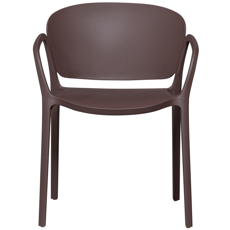 Spisestol Bent utendørs - Lilla/Brun - Hagemøbler - Balkong - Balkongmøbler - Balkongstoler