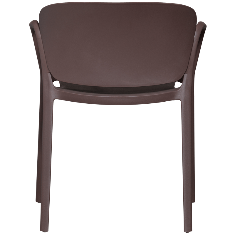 Spisestol Bent utendørs - Lilla/Brun - Hagemøbler - Balkong - Balkongmøbler - Balkongstoler