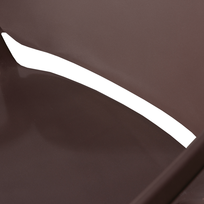 Spisestol Bent utendørs - Lilla/Brun - Hagemøbler - Balkong - Balkongmøbler - Balkongstoler