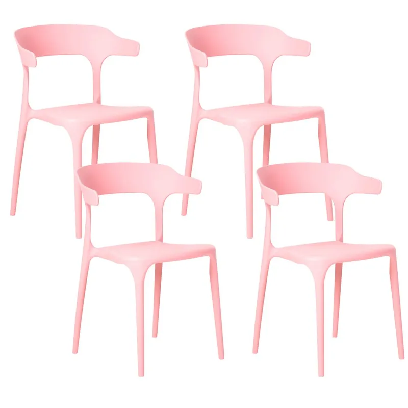 Spisestol Gubbio 4-pakning, Rosa