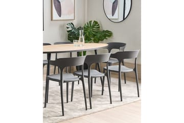 Squinzano Lenestol - Grå - Møbler - Stoler & lenestoler - Karmstoler