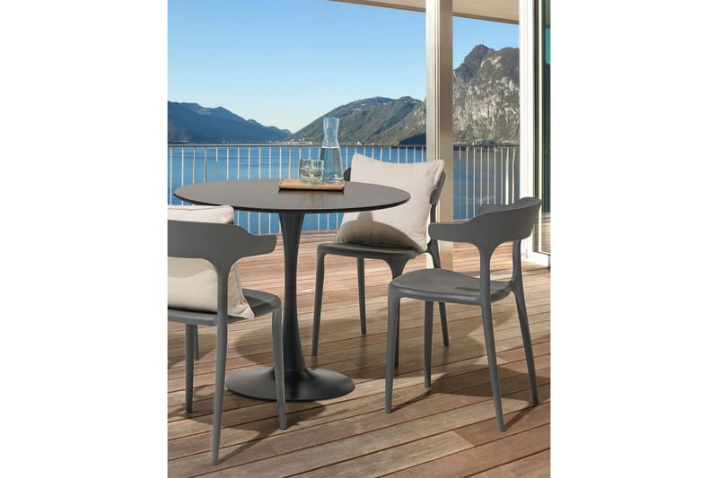 Squinzano Lenestol - Grå - Hagemøbler - Balkong - Balkongmøbler - Balkongstoler