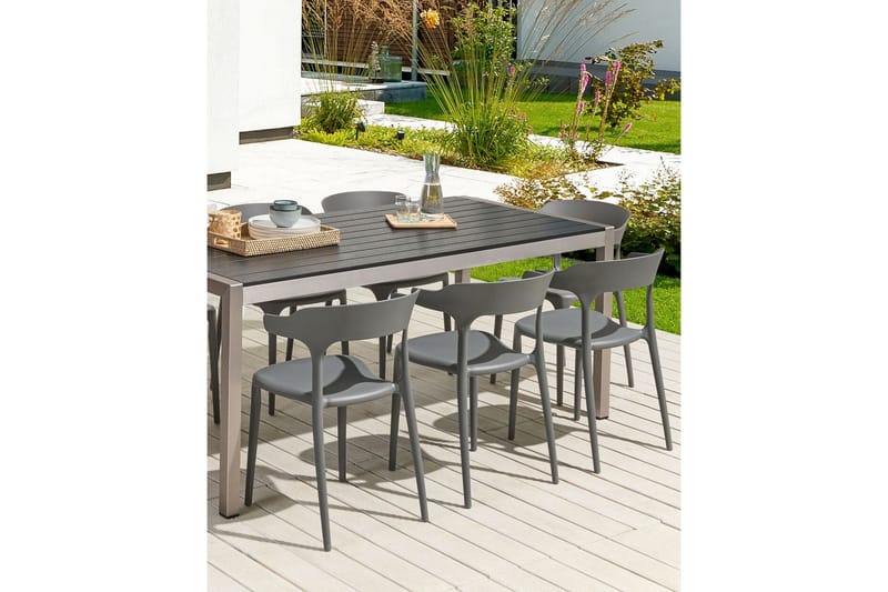 Squinzano Lenestol - Grå - Hagemøbler - Balkong - Balkongmøbler - Balkongstoler