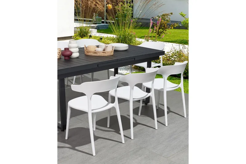 Squinzano Lenestol - Hvit - Hagemøbler - Balkong - Balkongmøbler - Balkongstoler