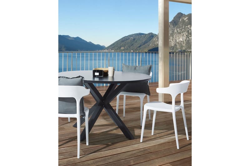 Squinzano Lenestol - Hvit - Hagemøbler - Balkong - Balkongmøbler - Balkongstoler