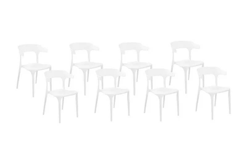 Squinzano Lenestol - Hvit - Hagemøbler - Balkong - Balkongmøbler - Balkongstoler