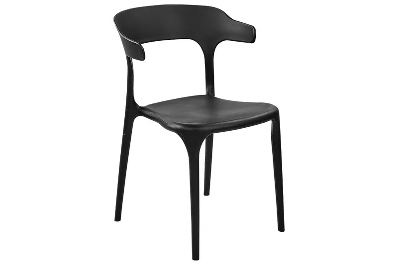Squinzano Lenestol - Svart - Møbler - Stoler & lenestoler - Spisestuestoler & kjøkkenstoler