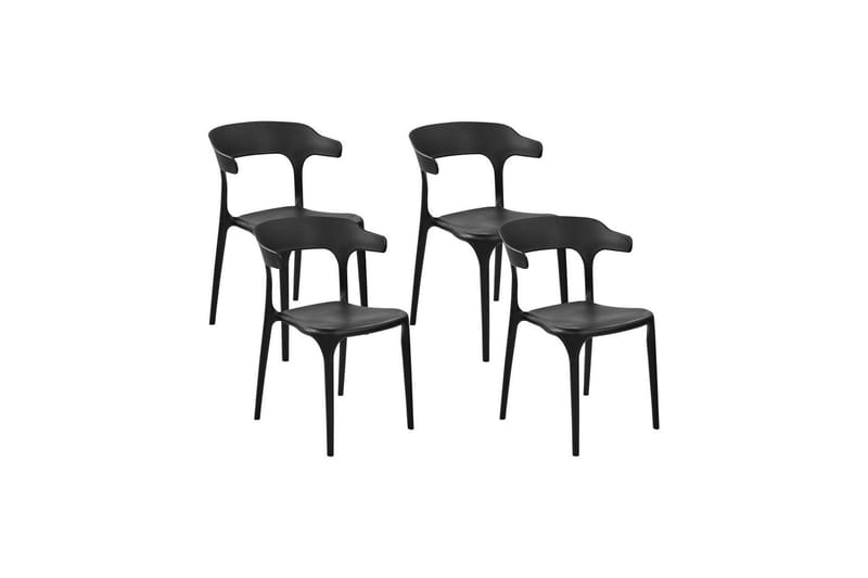 Squinzano Lenestol - Svart - Hagemøbler - Balkong - Balkongmøbler - Balkongstoler