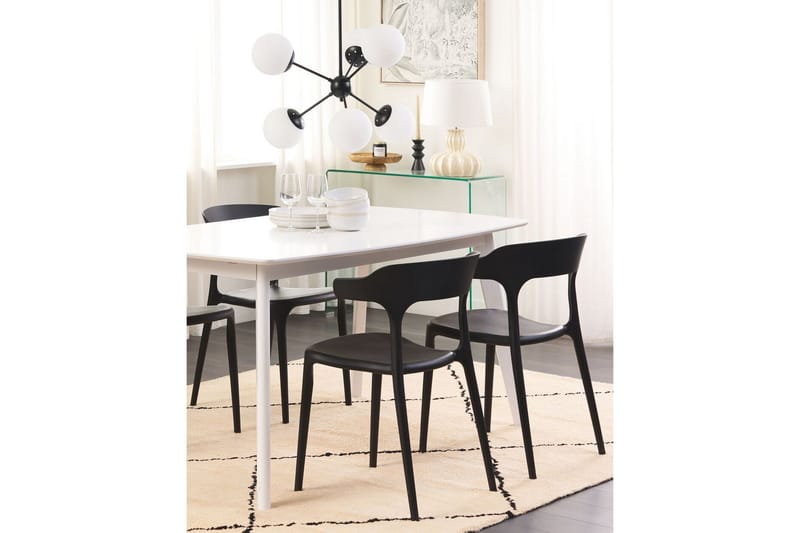 Squinzano Lenestol - Svart - Hagemøbler - Balkong - Balkongmøbler - Balkongstoler