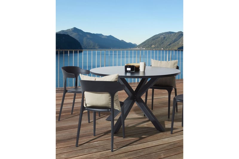 Squinzano Lenestol - Svart - Hagemøbler - Balkong - Balkongmøbler - Balkongstoler