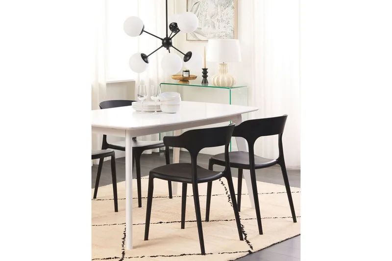 Squinzano Lenestol - Svart - Hagemøbler - Balkong - Balkongmøbler - Balkongstoler