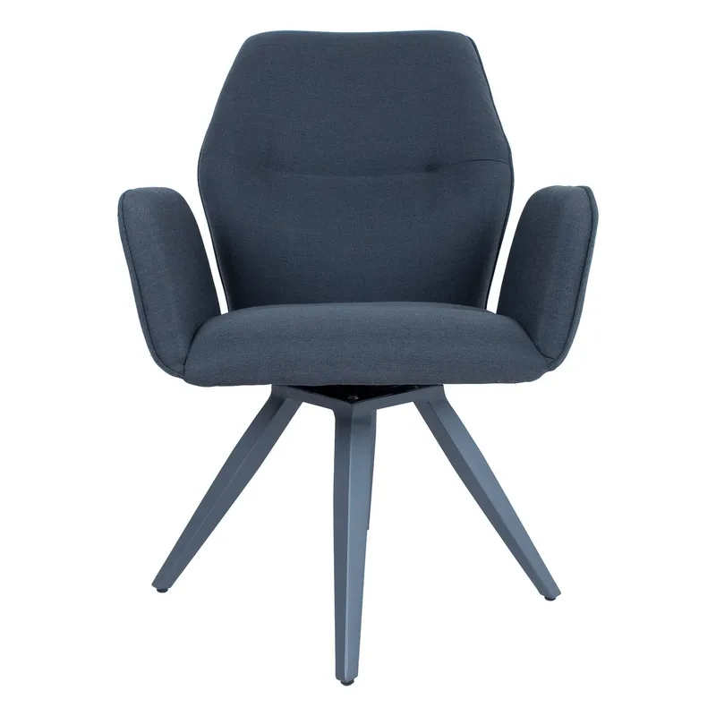 Stol HOME4YOU Columbus svingbar mørk grå - mørkegrå - Hagemøbler - Balkong - Balkongmøbler - Balkongstoler