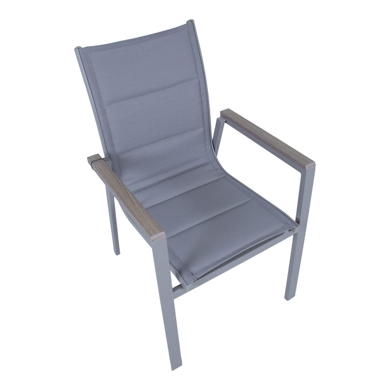 Stol HOME4YOU Corinna lysegrå - lysegrå - Hagemøbler - Balkong - Balkongmøbler - Balkongstoler