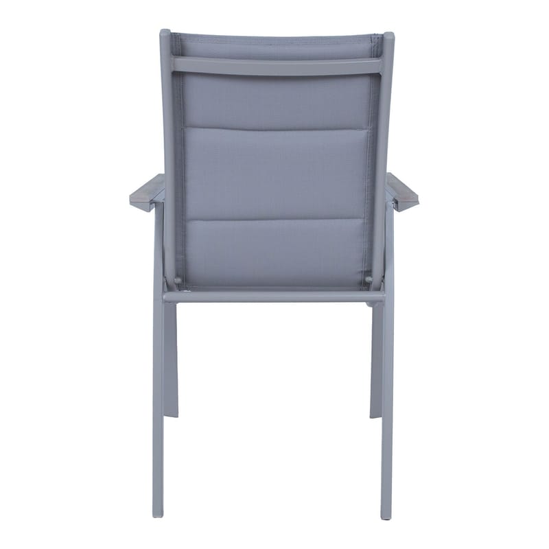 Stol HOME4YOU Corinna lysegrå - lysegrå - Hagemøbler - Balkong - Balkongmøbler - Balkongstoler