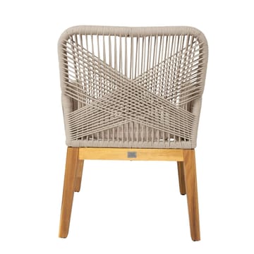 Stol HOME4YOU Florida 58x66x83 cm Akasie, beige - Beige - Hagemøbler - Balkong - Balkongmøbler - Balkongstoler