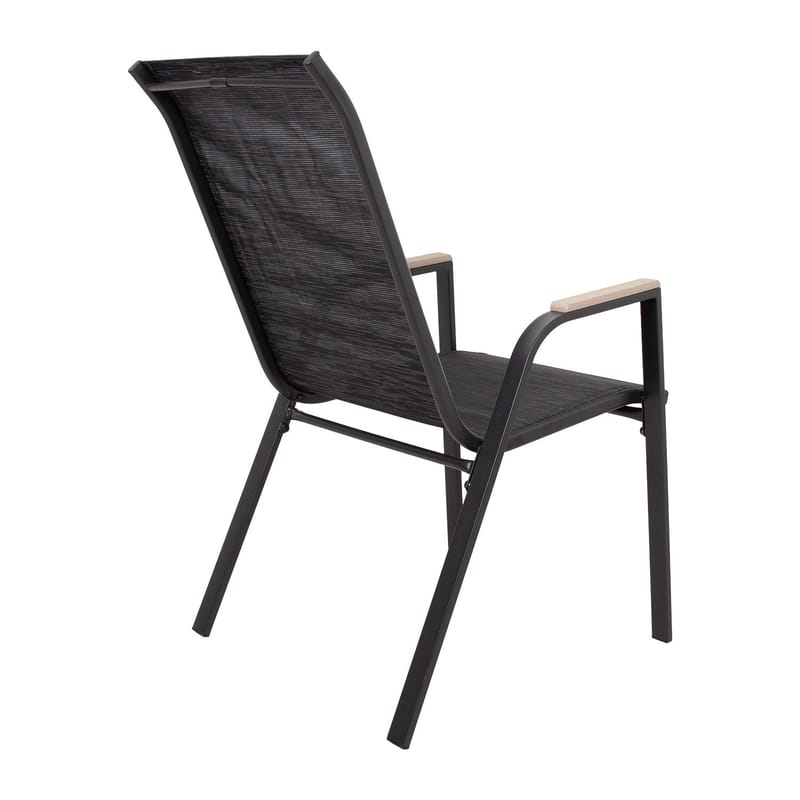 Stol HOME4YOU Galway svart - Svart - Hagemøbler - Balkong - Balkongmøbler - Balkongstoler