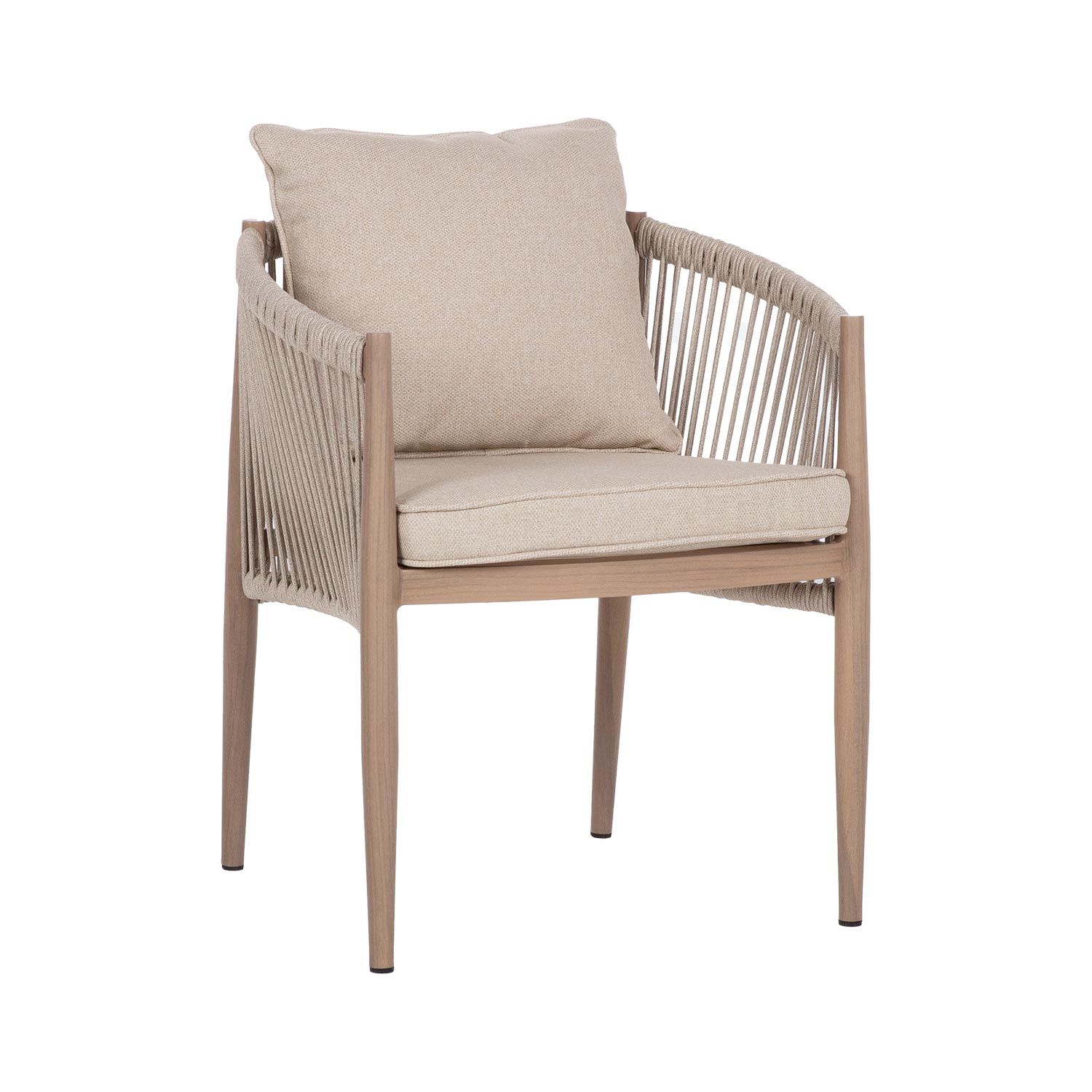 Stol HOME4YOU Medina 62x60x74 cm beige - Beige