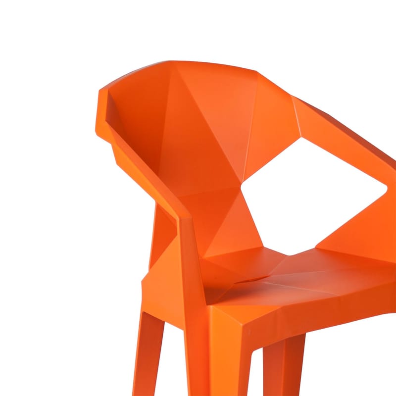 Stol HOME4YOU Muze Oransje - Oransje - Hagemøbler - Balkong - Balkongmøbler - Balkongstoler