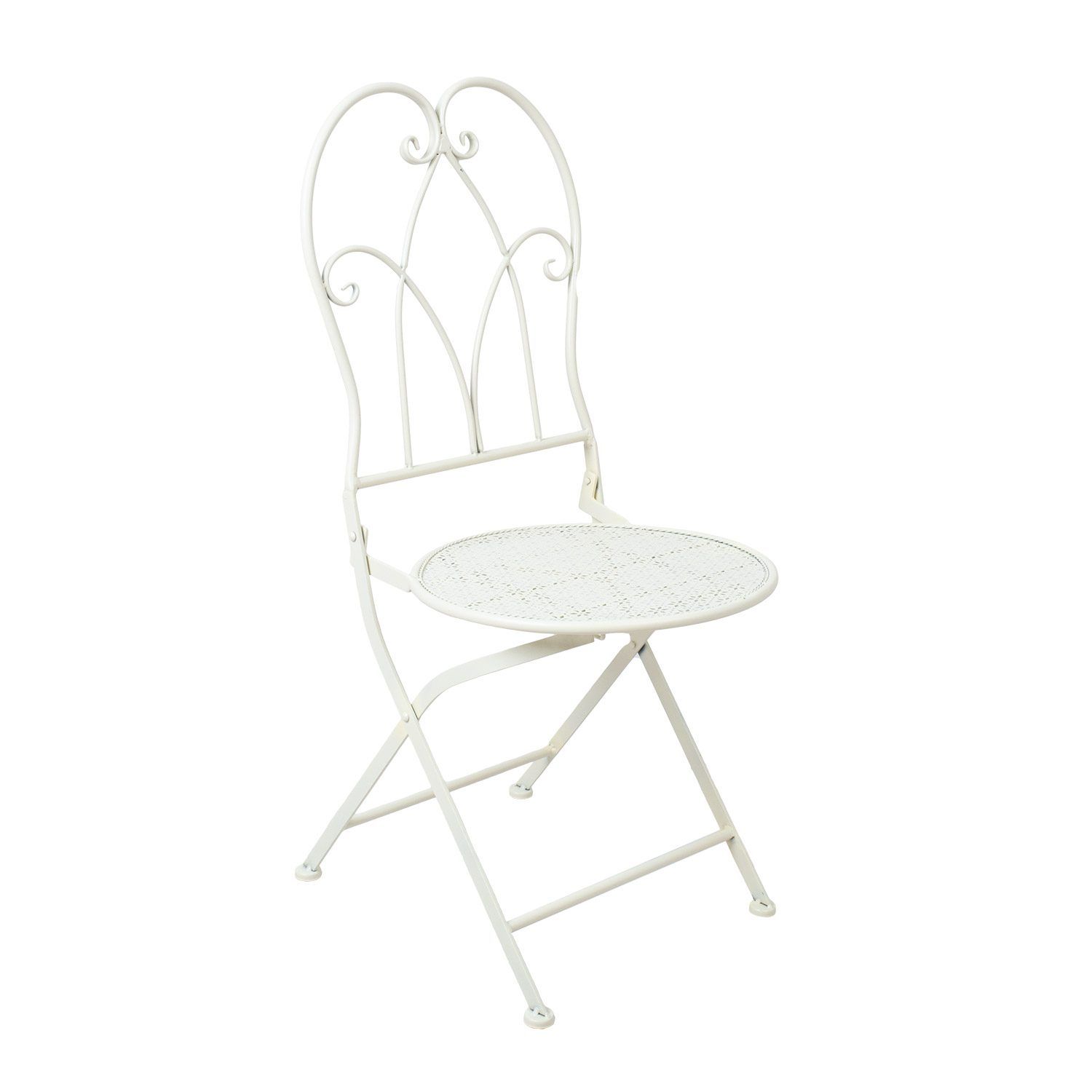 Stol HOME4YOU Sandy 41x54x93 cm antikkhvit - antik hvit