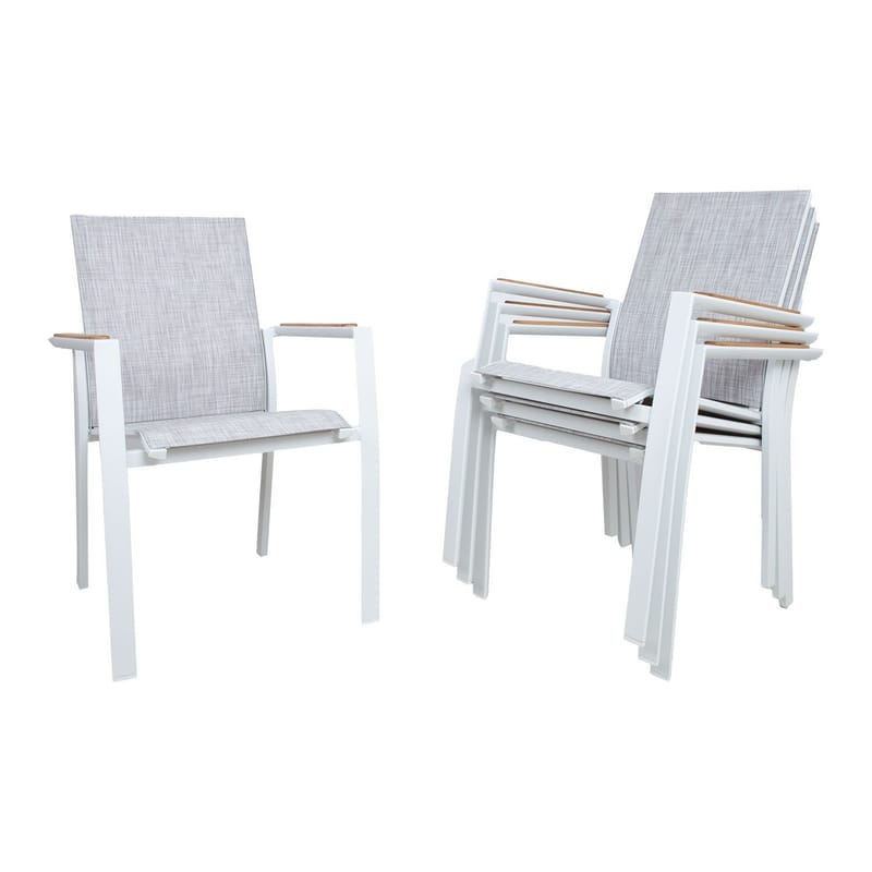 Stol HOME4YOU Savo hvit - Hvit - Hagemøbler - Balkong - Balkongmøbler - Balkongstoler