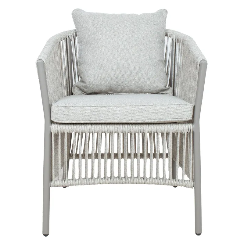 Stol HOME4YOU Silva gråbeige - Gråbeige - Hagemøbler - Balkong - Balkongmøbler - Balkongstoler