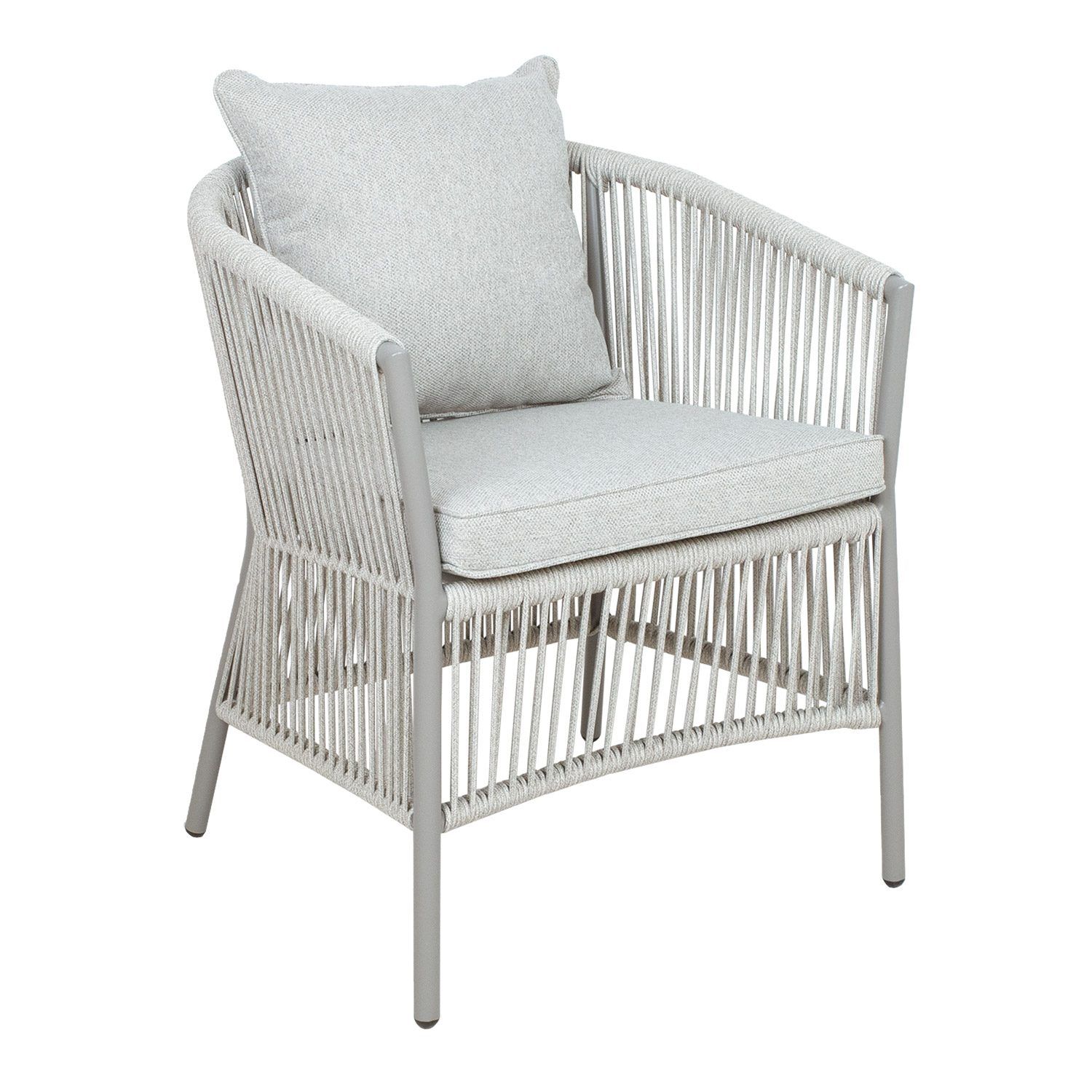 Stol HOME4YOU Silva gråbeige - Gråbeige