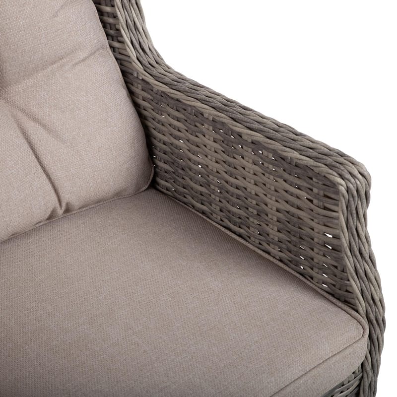 Stol HOME4YOU Trento Lysegrå - Lysegrå - Hagemøbler - Balkong - Balkongmøbler - Balkongstoler