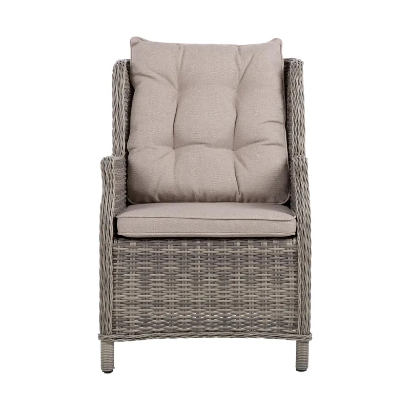 Stol HOME4YOU Trento Lysegrå - Lysegrå - Hagemøbler - Balkong - Balkongmøbler - Balkongstoler