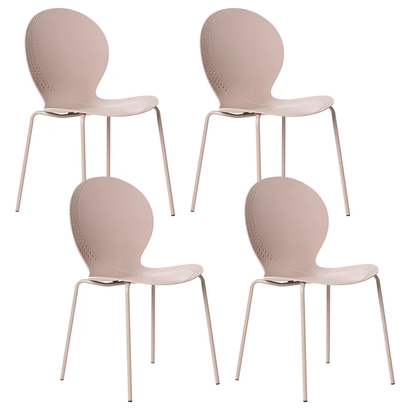 Stol utendørs Milos stablebar, Beige