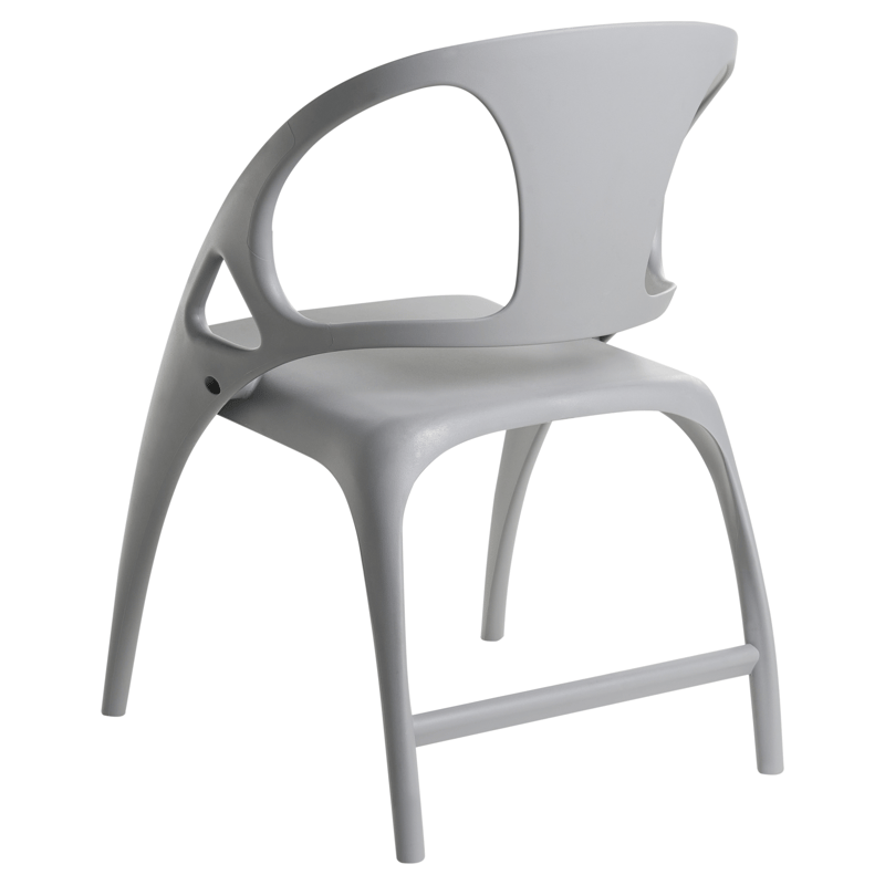 Stol utendørs Nemi sammenleggbar - Grå - Hagemøbler - Balkong - Balkongmøbler - Balkongstoler