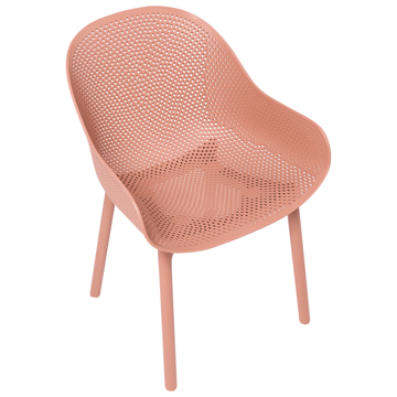 Stol utendørs Tiggiano - Oransje - Hagemøbler - Balkong - Balkongmøbler - Balkongstoler