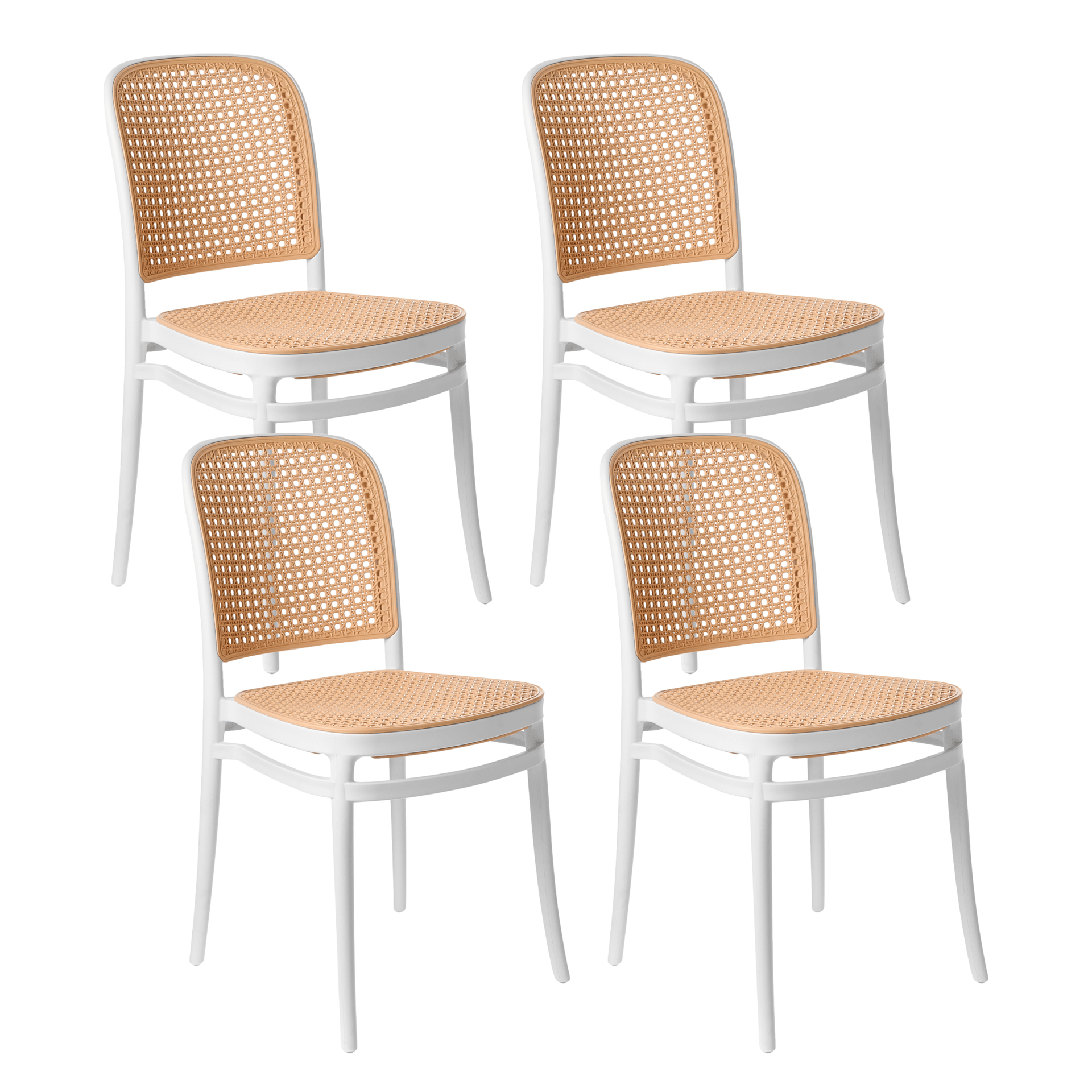 Stol utendørs Plose - Beige/Hvit