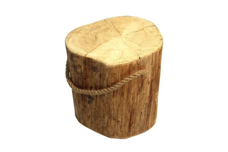 Stubbe EcoFurn Pölkky 45 cm Ø36-45 cm - Natur - Hagemøbler - Balkong - Balkongmøbler - Balkongstoler