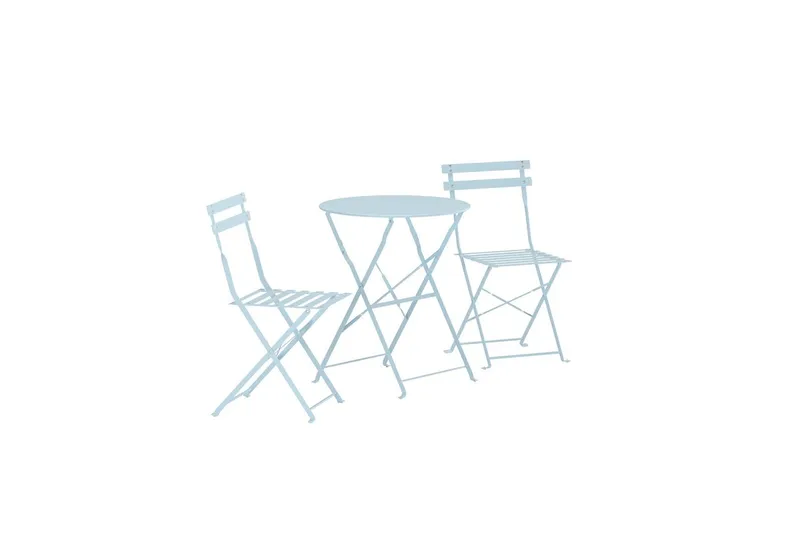 Tao kafégruppe utendørs - Lys blå - Hagemøbler - Balkong - Balkongmøbler - Balkonggrupper