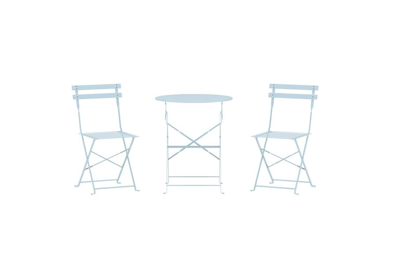Tao kafégruppe utendørs - Lys blå - Hagemøbler - Balkong - Balkongmøbler - Balkonggrupper