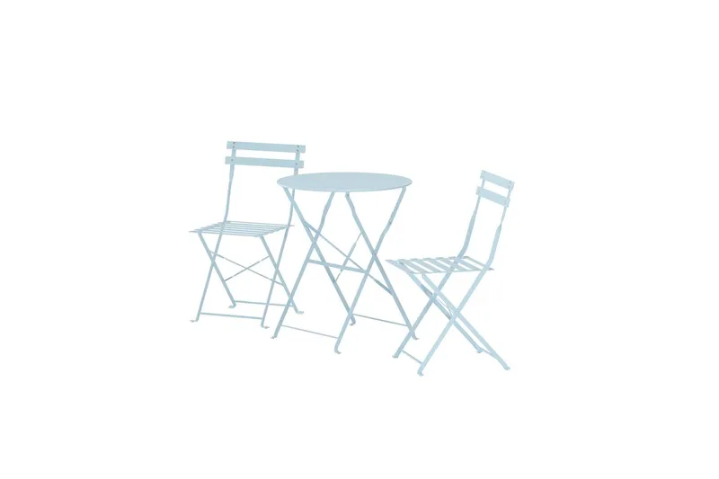 Tao kafégruppe utendørs - Lys blå - Hagemøbler - Balkong - Balkongmøbler - Balkonggrupper