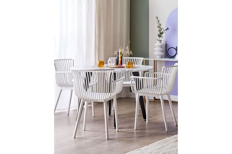 Taurisano Lenestol - Hvit - Hagemøbler - Balkong - Balkongmøbler - Balkongstoler