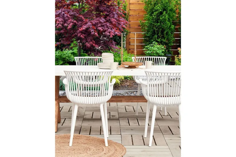 Taurisano Lenestol - Hvit - Hagemøbler - Balkong - Balkongmøbler - Balkongstoler