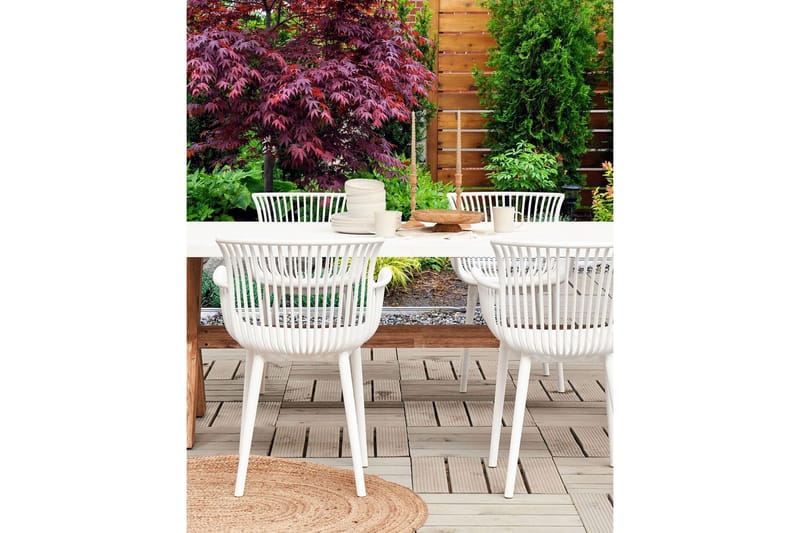Taurisano Lenestol - Hvit - Hagemøbler - Balkong - Balkongmøbler - Balkongstoler