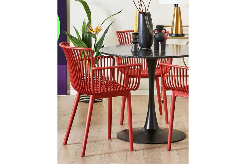 Taurisano Lenestol - Rød - Hagemøbler - Balkong - Balkongmøbler - Balkongstoler